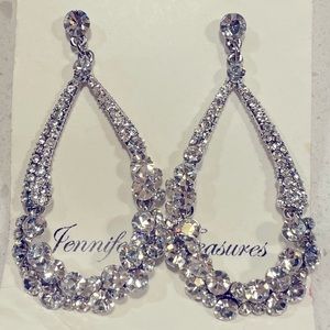 Silver Pageant Earrings